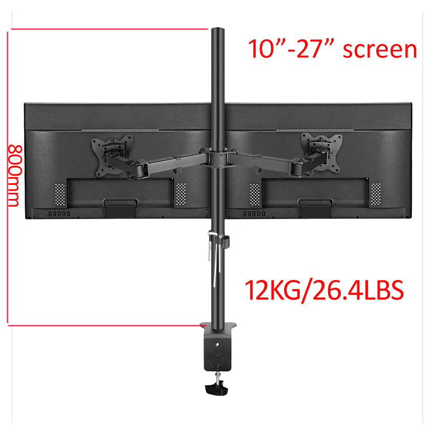 Dual Monitor Desk Setup - DL-T902-280 Máy Tính Để Bàn Đứng