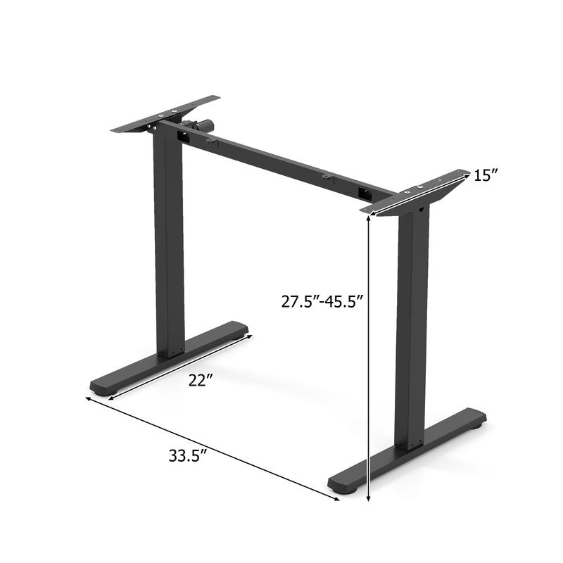 Electric Standing Desk Frame,  - đánh giá và giá Desk Setup Height