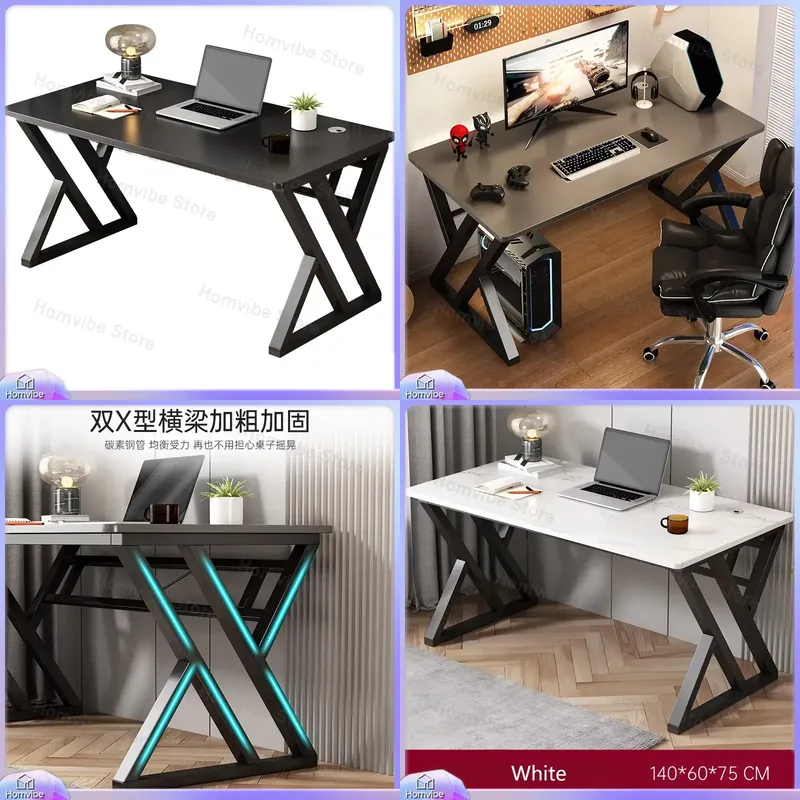 Modern Minimalist Computer Des - đánh giá và giá Desk Setup Height