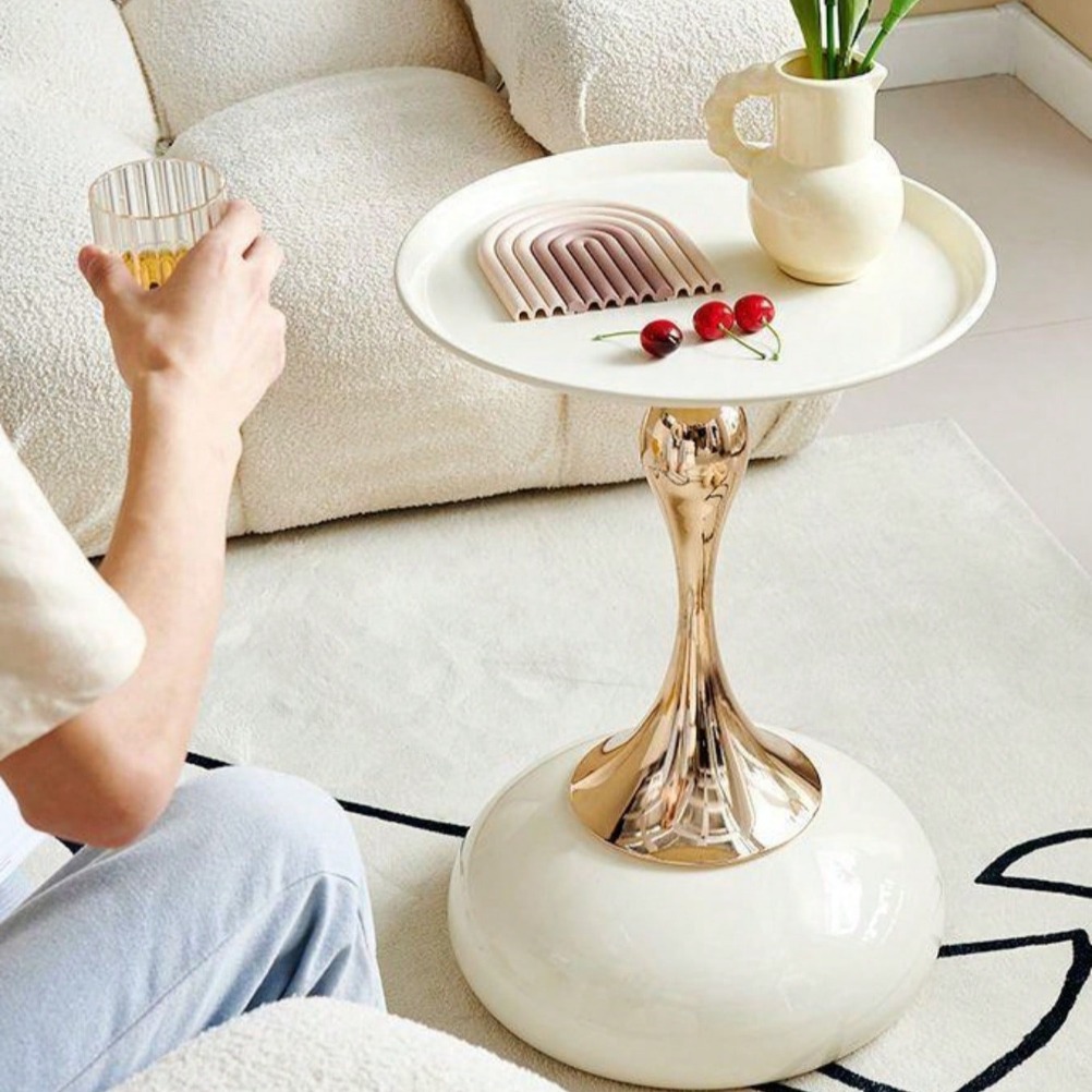 Nordic Sofa Side Table High-en - đánh giá và giá Desk Setup Minimalist