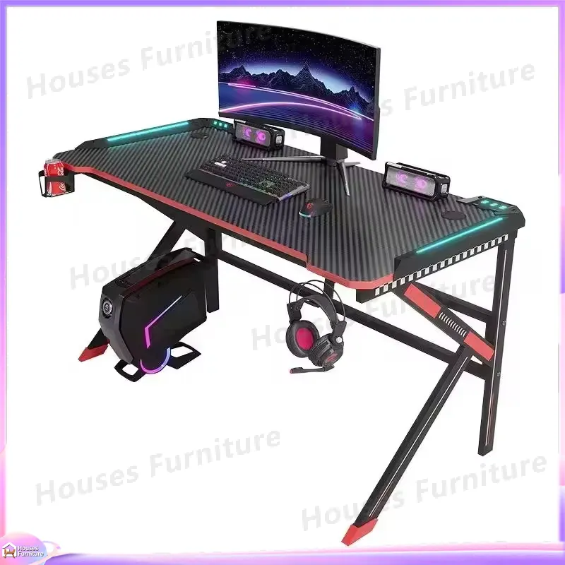 Adjustable Height RGB LED Gami - đánh giá và giá Desk Setup L Shaped