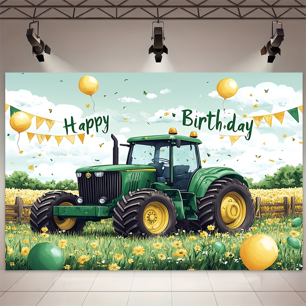 1 piece, Happy Birthday tracto - đánh giá và giá Desk Setup Background