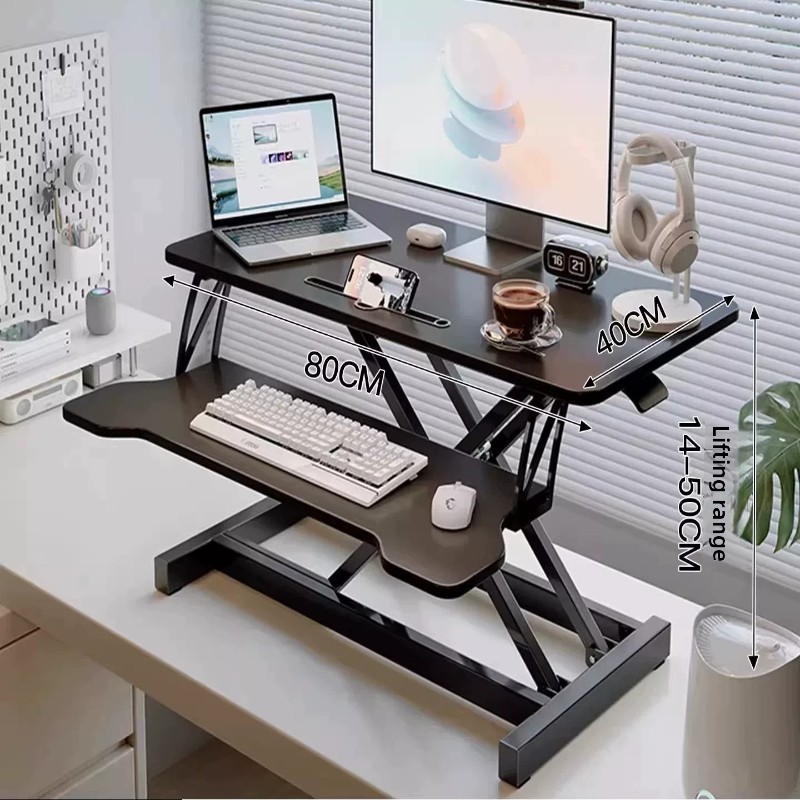 Standing Desk Riser Height Adj - đánh giá và giá Desk Setup Minimalist