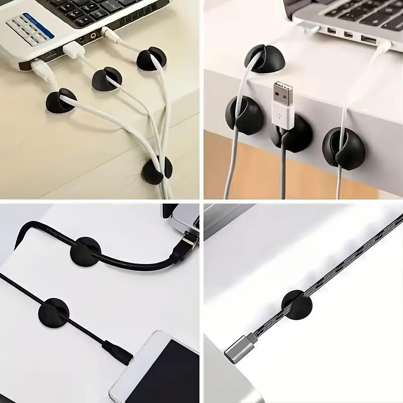 6/10/18-Piece Cable Organizer  - đánh giá và giá Desk Setup Equipment