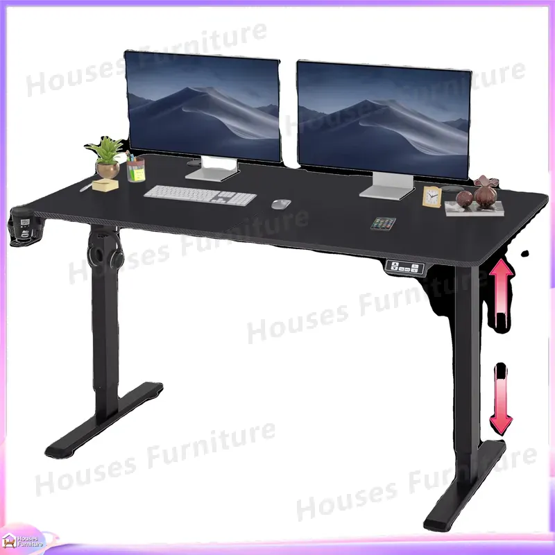 Large Gaming Computer Desk wit - đánh giá và giá Desk Setup Height