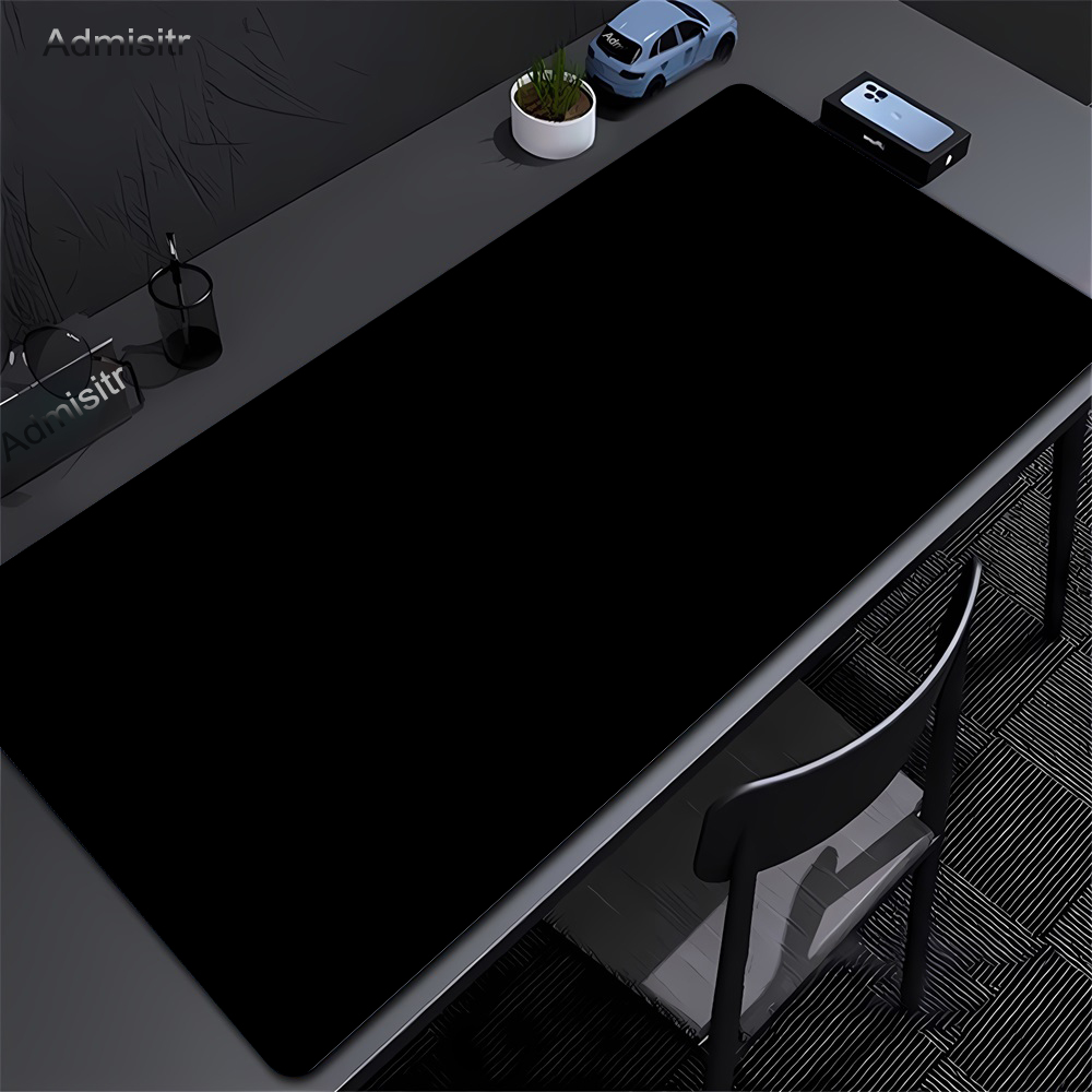 Large Black Mouse Pad Solid Co - đánh giá và giá Desk Setup Accessories Aesthetic