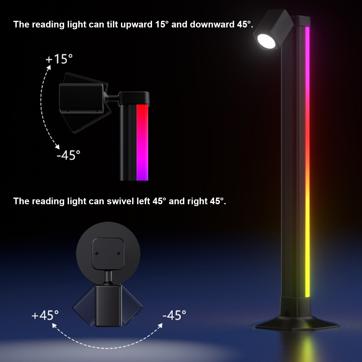 Smart Light Bar LED RGB Music  - đánh giá và giá Desk Setup Background