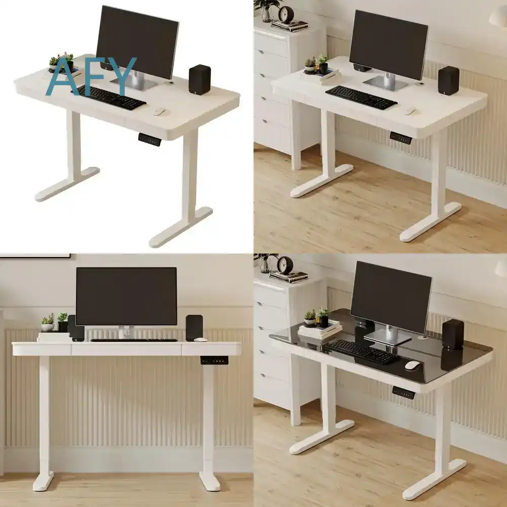 Smart Height Adjustable Electr - đánh giá và giá Desk Setup Height